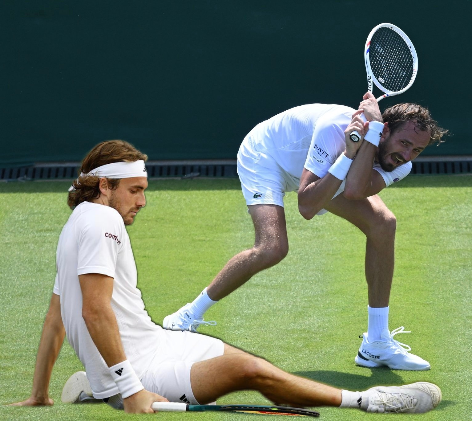 包含拉沃尔杯逆转戴维斯杯，梅德韦杰夫统治全场的词条